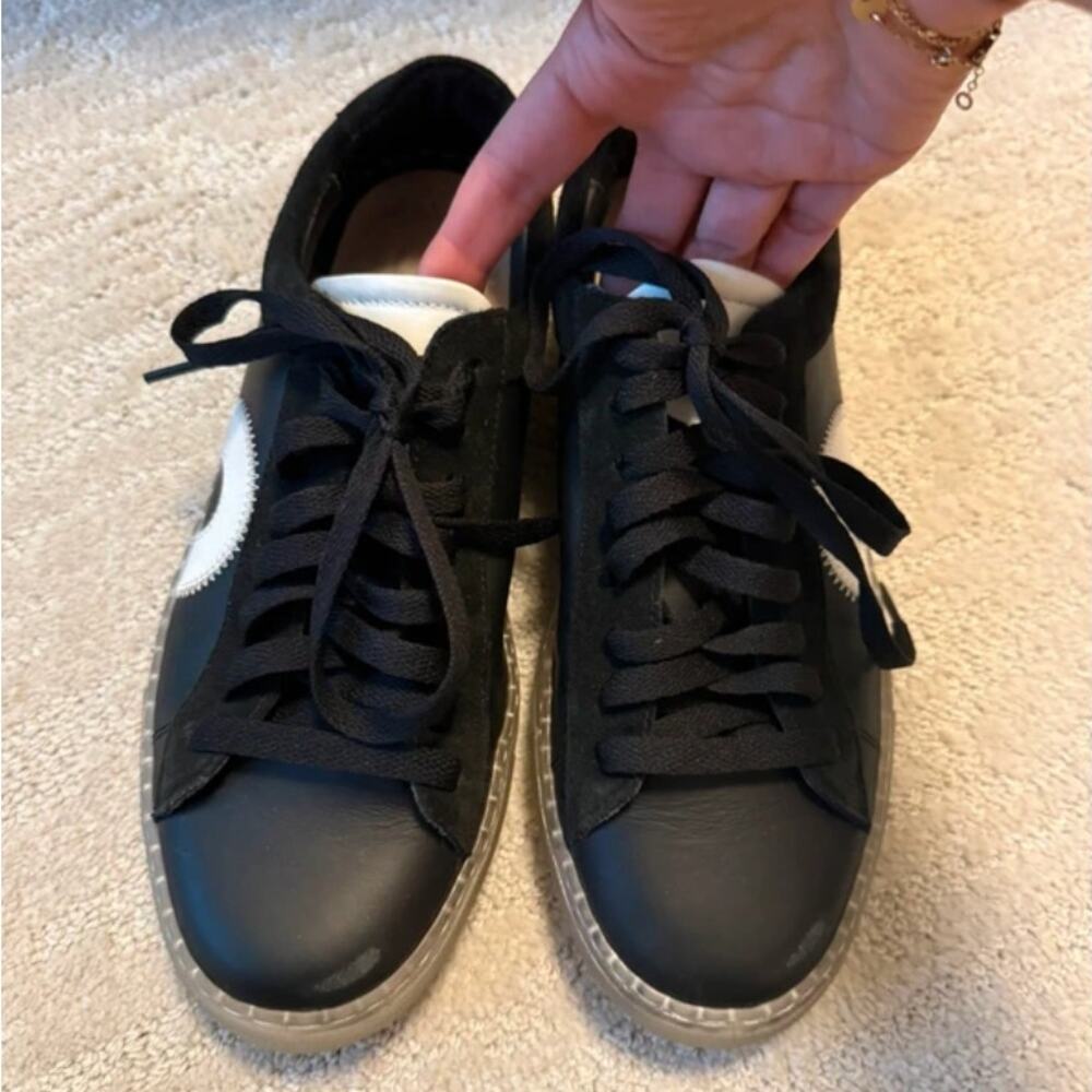 Oliver Cabell Low 1 Reverse Yin Yang Sneakers Black White EU 38 / US 7.5